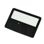 Custom Credit Card Magnifier 10pcs MOQ | LED Light, GS Certified, 85x55mm PVC for Promotional Gifts