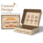 Custom Biodegradable Corrugated Box | Folding Cake Cookie Packaging | Wholesale