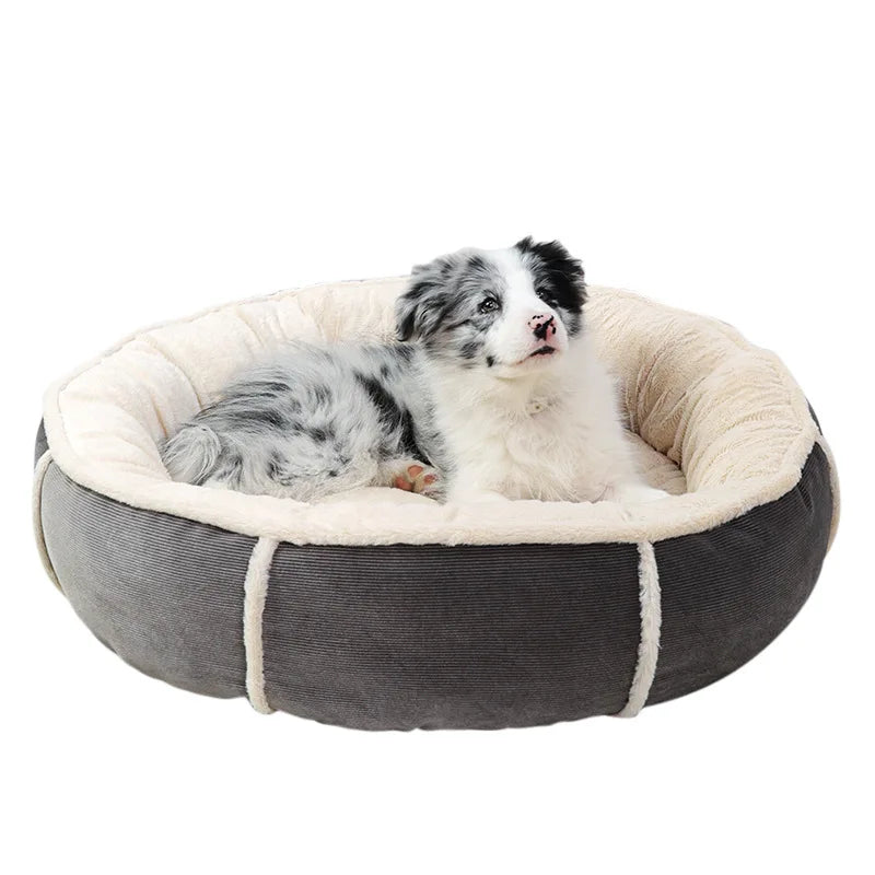 Wholesale Manufacturer Custom Logo Donut Round Product Dog Cat Pet Bed Accessories