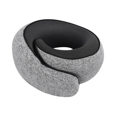 Custom Logo Memory Foam Travel Neck Pillow for Cars & Airplanes