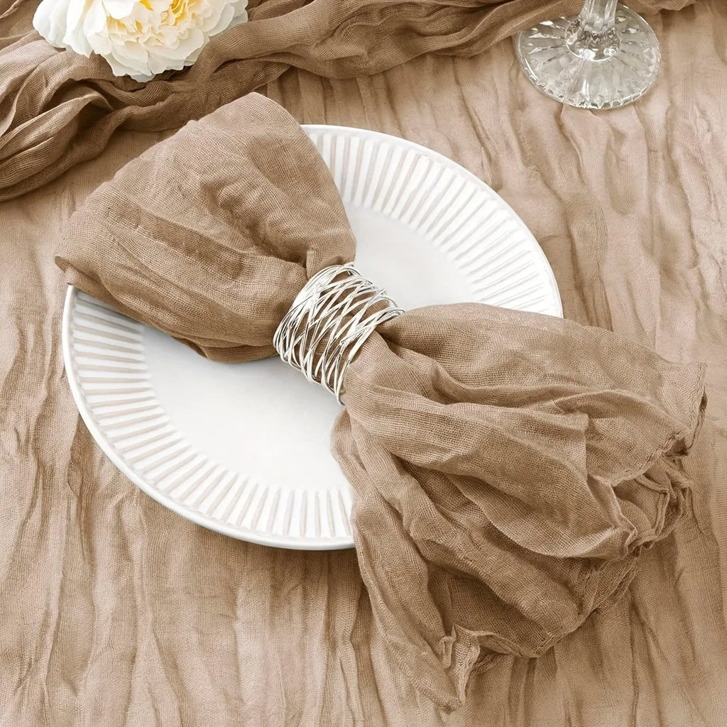 Cheesecloth Table Runners | OEKO-TEX | MOQ 1 | Luxury