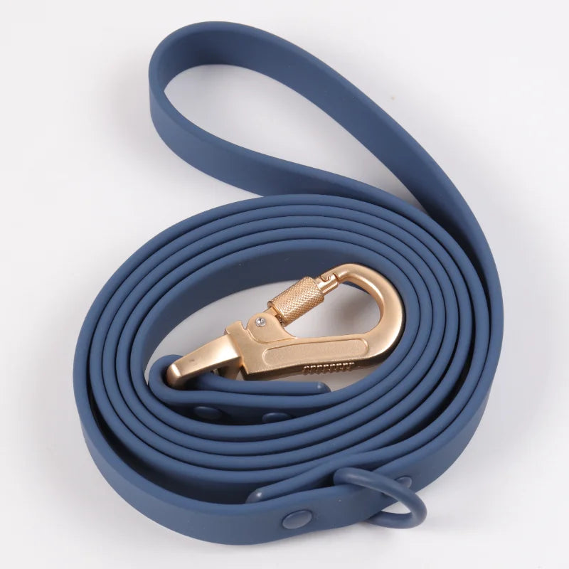 Custom PVC Dog Collar Leash with Logo | MOQ 5 Stock