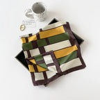 Square Silk Scarf | Digital Print | Custom Logo | 100 MOQ | Women's Fashion