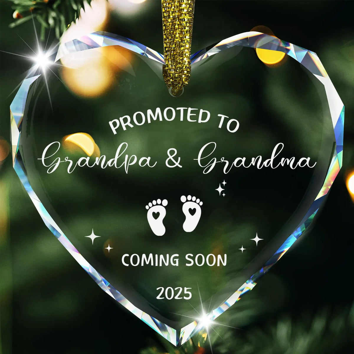 K9 Crystal Christmas Ornaments | Custom UV Printing | Bulk