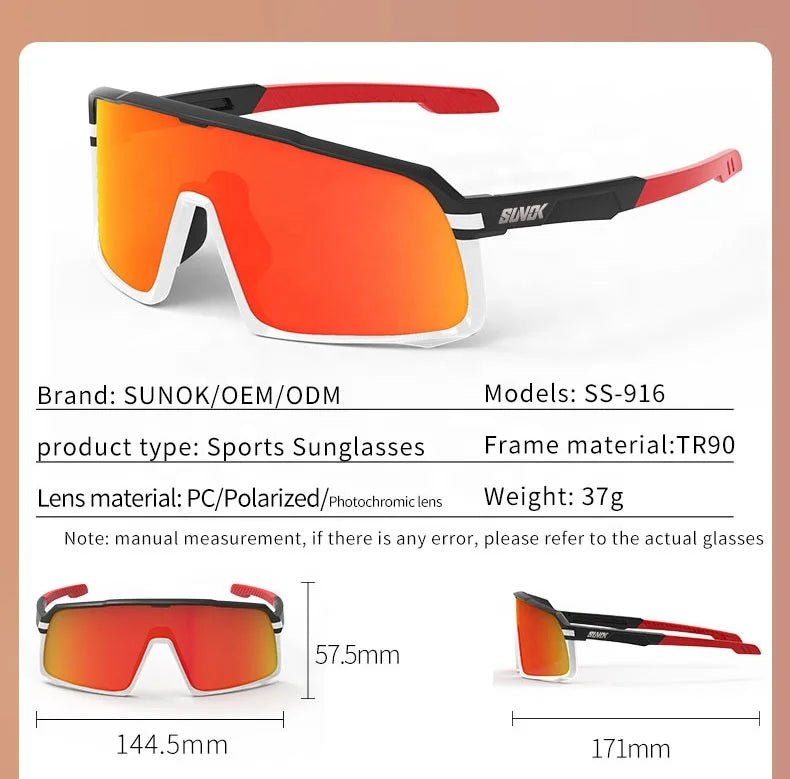 Custom Polarized Sport Sunglasses with Logo | MOQ 1 Pair