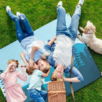 Customized Logo Waterproof Compact Camping Mat Foldable Outdoor Portable Picnic Blanket