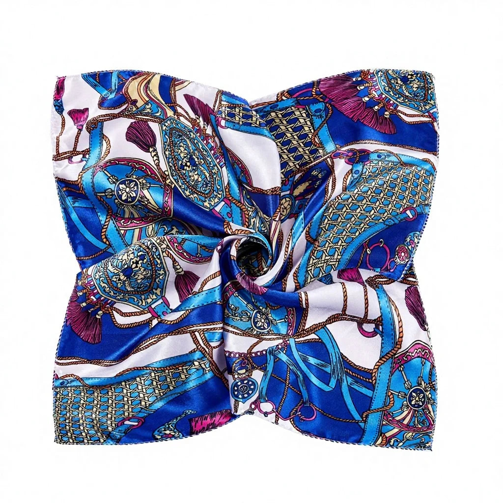 Personalized Silk Satin Scarves | 2-Piece MOQ & 3-7 Day Lead Time | 46 Colors | OEM Manufacture