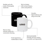 Custom Ceramic Mug Gift Set with Gold Plate | 1,000 MOQ for Corporate Gifts