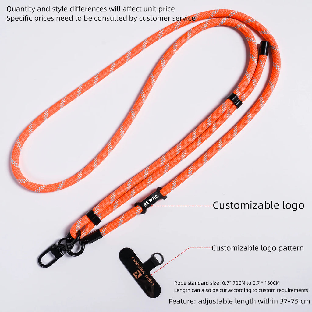 Custom Nylon Crossbody Phone Strap with Universal Tether Patch