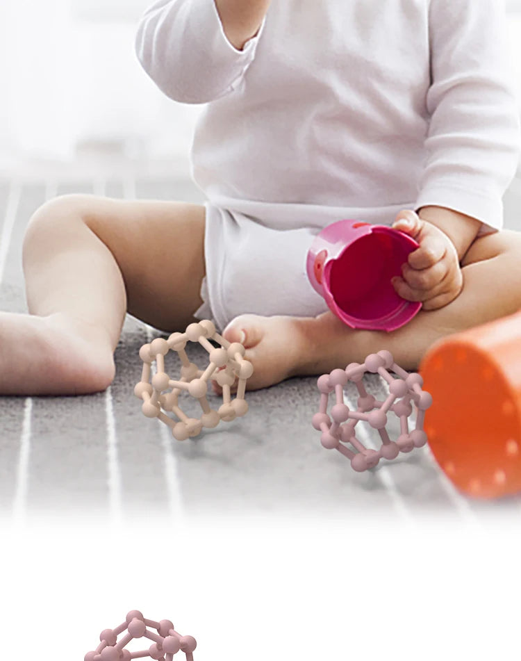 Custom Silicone Ball Teether Toys with Logo | BPA Free MOQ 200