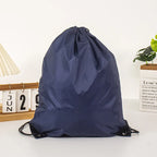 Custom Microfiber Synthetic Leather Drawstring Bag: Waterproof, Thermal Print Logo, MOQ 50 for Gym & Camping