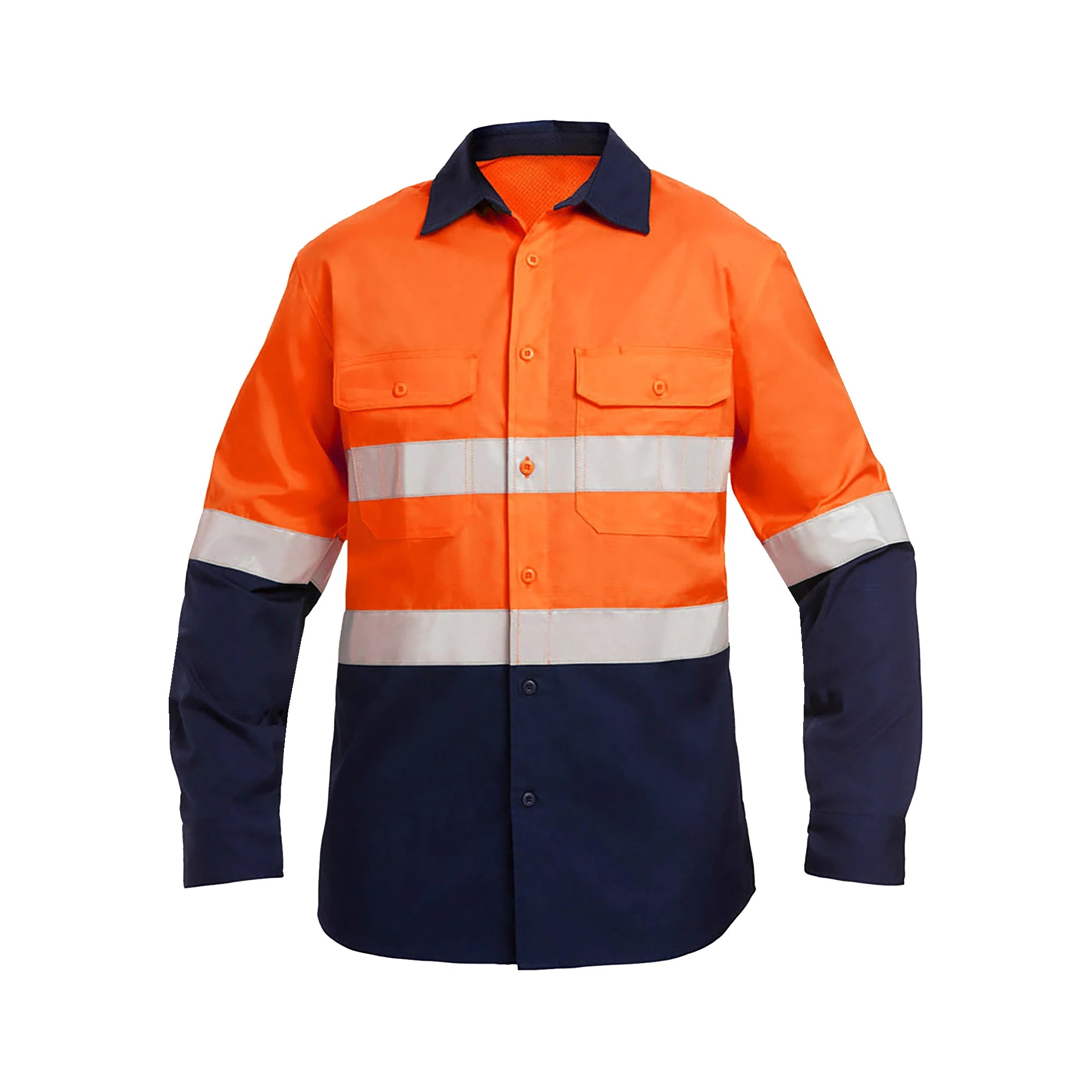 High Visibility Safety Work Shirts for Construction & Industrial Teams(Custom Logo, Industrial Use)