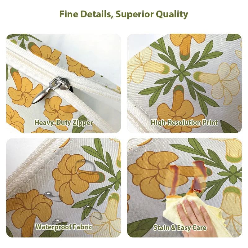 Custom Polyester Cosmetic Bags: 15-Day Lead, XS-XXXL Sizes | Waterproof Zipper Pouches with Logo