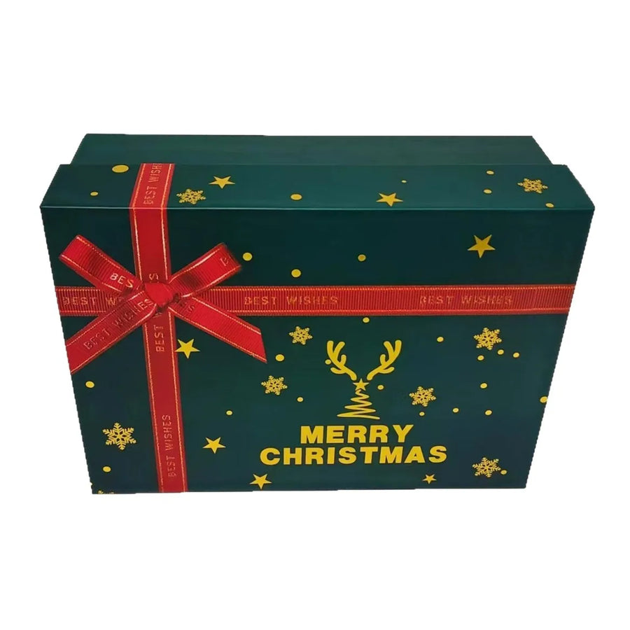 Custom Christmas Gift Boxes with Gold Foil Logo | MOQ 1000