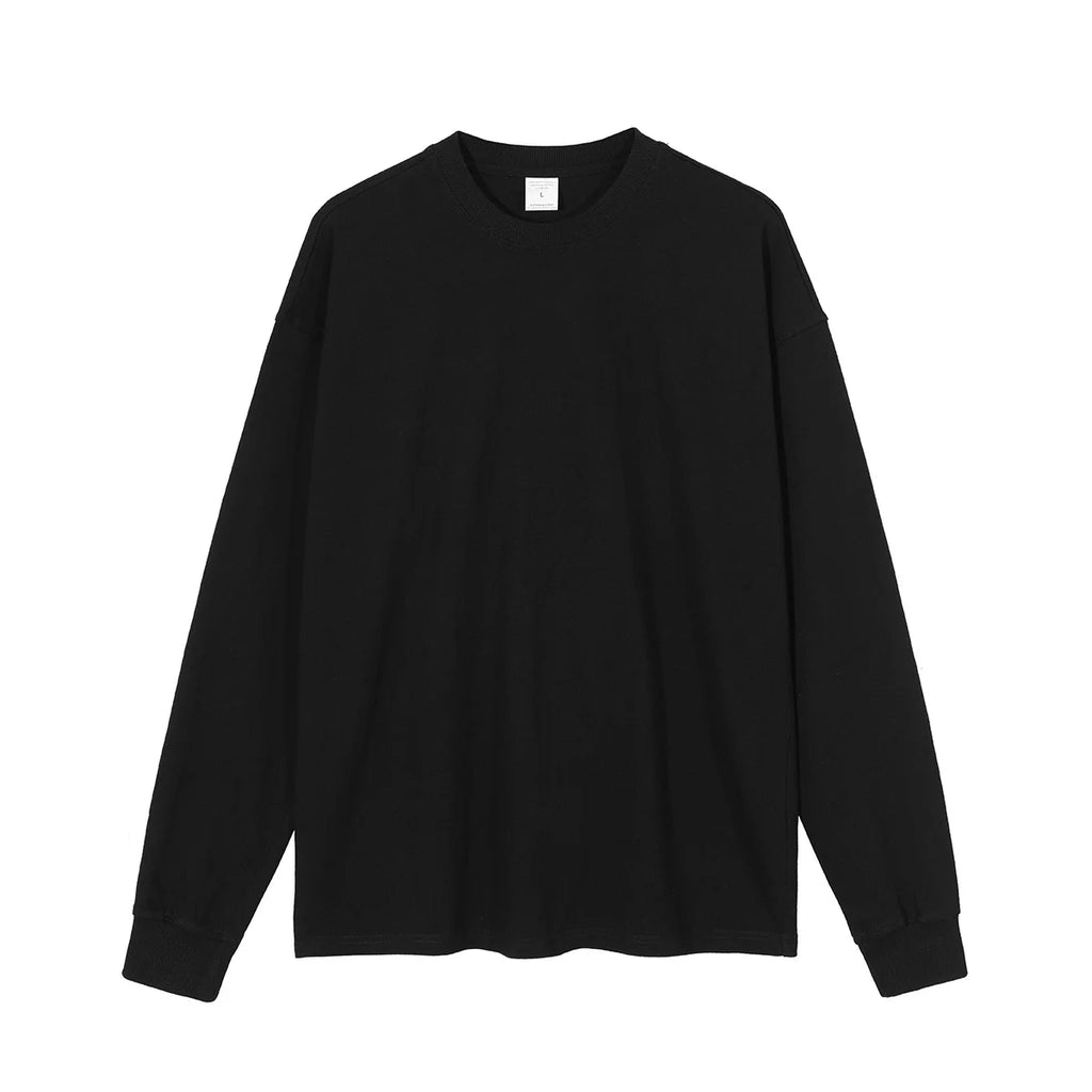 Oversized 310g Acid Washed Cotton Long Sleeve T-Shirt | Custom Printing | Vintage