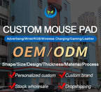 Custom Printed XXL Mousepad | Anti-Fray Stitched Edge MOQ 1