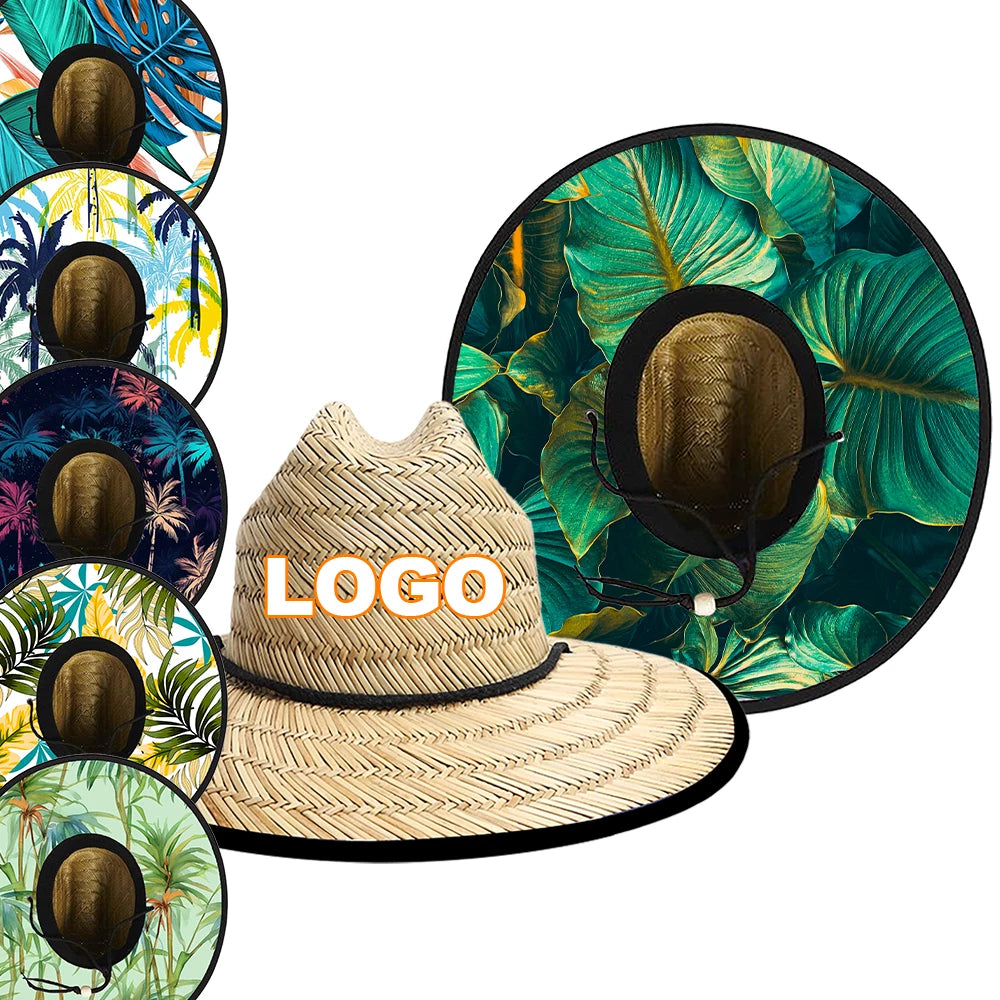 Custom Straw Lifeguard Hats with Logo | 1 MOQ BSCI Certified