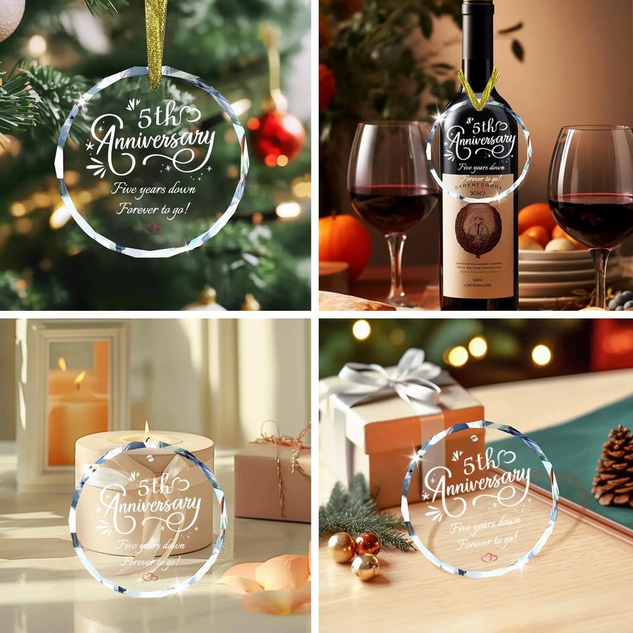 K9 Crystal Christmas Ornaments | Custom UV Printing | Bulk