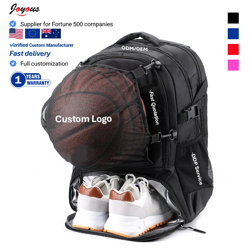 Custom Nylon Sports Backpack with Logo | Bulk MOQ