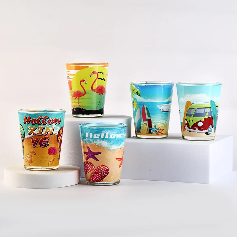 Custom Shot Glasses 50ml with Logo | Sublimation Printing | Bulk Corporate Gifts