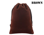 Custom Velvet Drawstring Pouch for Jewelry | Hot Stamping & Low MOQ 100