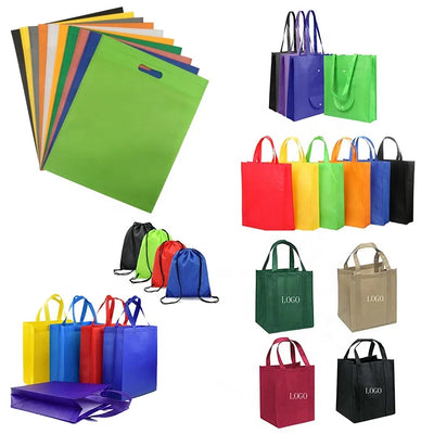 Custom Non-Woven Tote Bags with Logo | 500 MOQ BSCI Certified Wholesale