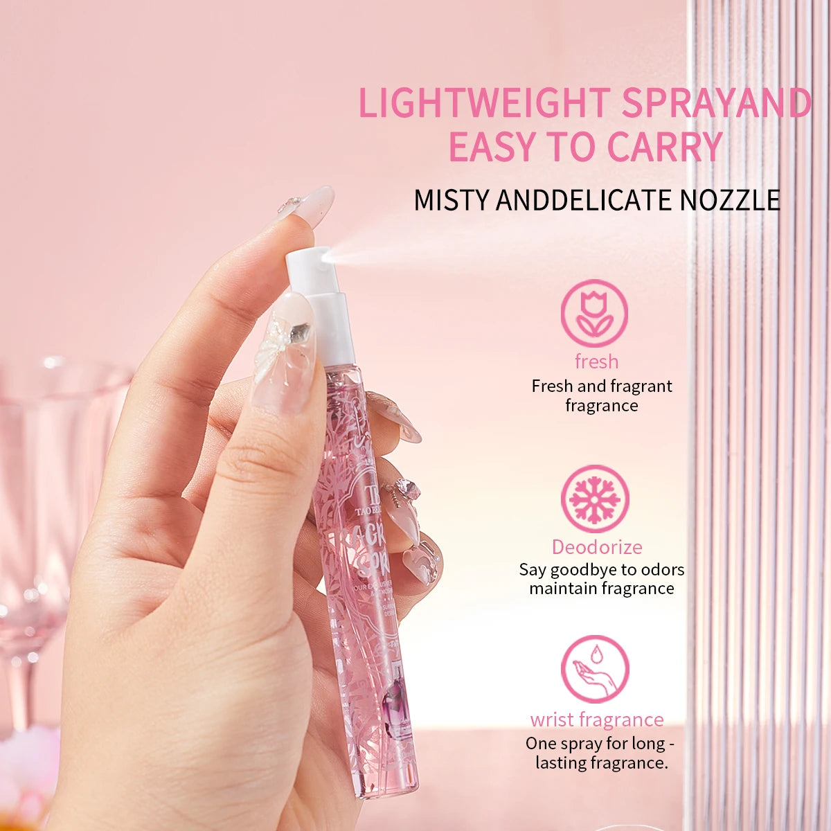 10ml Alcohol-Free Fragrance Spray Set 5pcs | Custom Gift Box