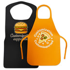 Custom Disposable Plastic Bib Aprons with Food-Grade Certification | 1 Carton MOQ for Seafood & BBQ Restaurants