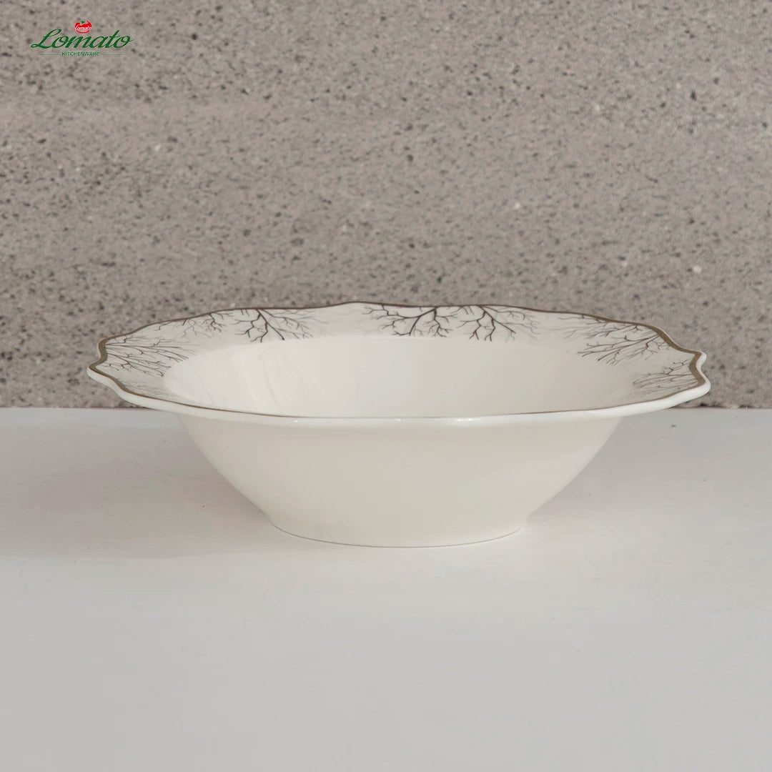Eco-Friendly Porcelain Dinnerware — 300 MOQ, In-glaze Decoration