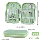Custom 22-Piece Manicure Kit with Logo | 1,000 MOQ