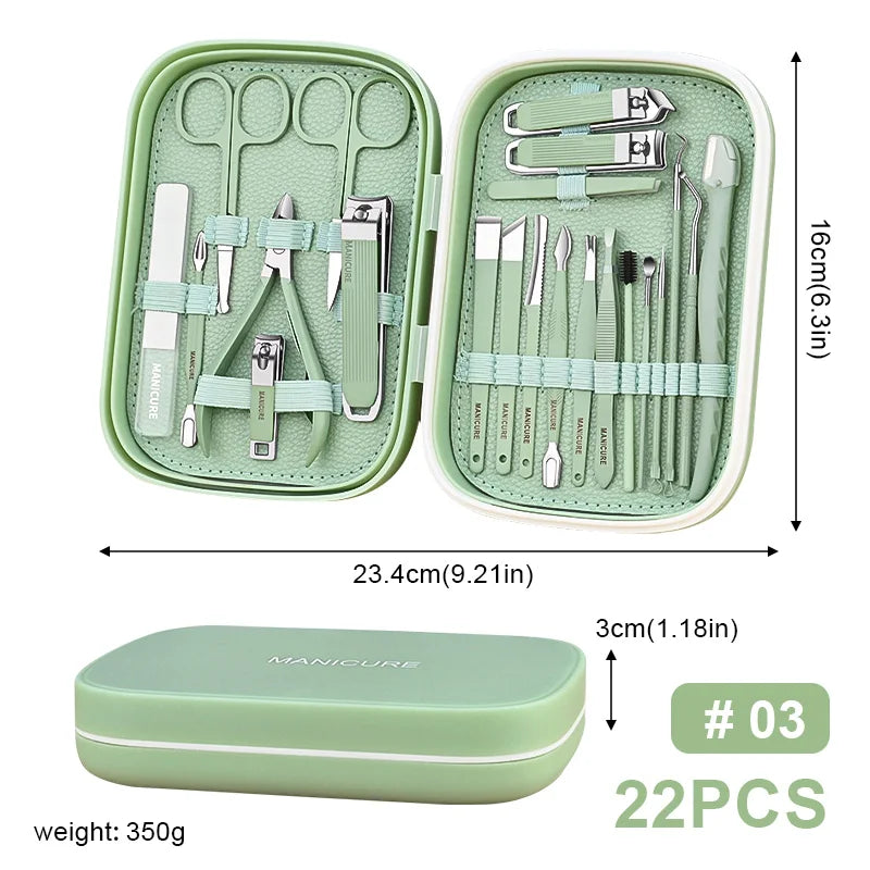 Custom 22-Piece Manicure Kit with Logo | 1,000 MOQ