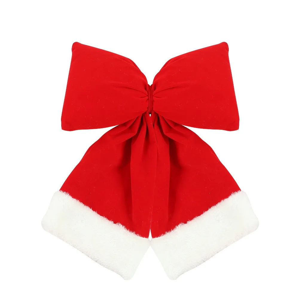 Christmas Velvet Bowknot Tree Ornaments | OEM Custom 50 MOQ