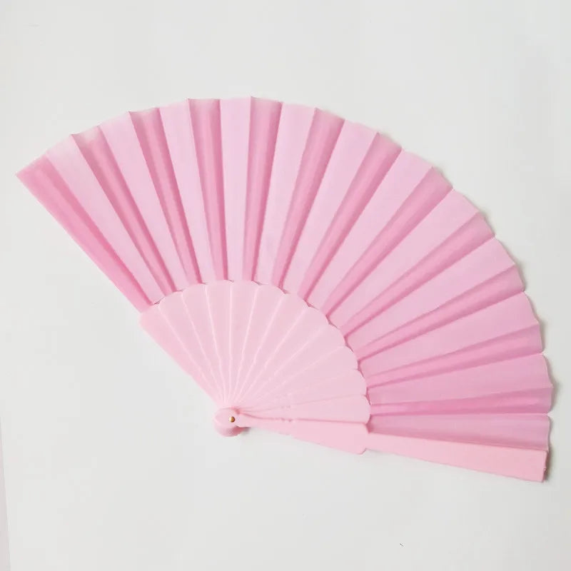 Hot Sale Custom logo Folding Hand Fans 13 Inch Large Folding Bamboo Hand Fan for Wedding