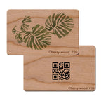 Eco-Friendly RFID Wood Cards | 13.56 MHz | Laser Engraved | 100 MOQ | Hotel, Gift