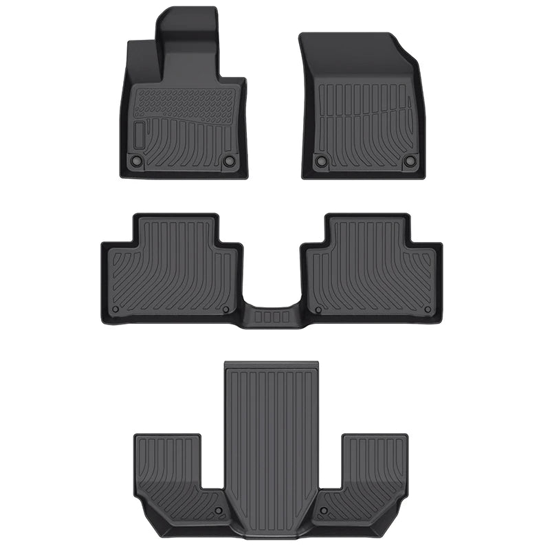 Custom TPE Floor Mats and Cargo Liner Set for Volvo XC90 PHEV 6-Seater 2025-2026