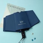 Custom 190T Pongee Umbrella with Logo | 100 MOQ Fully Automatic