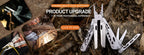 Custom Stainless Steel Multi-Tool Pocket Knife | Camping Survival