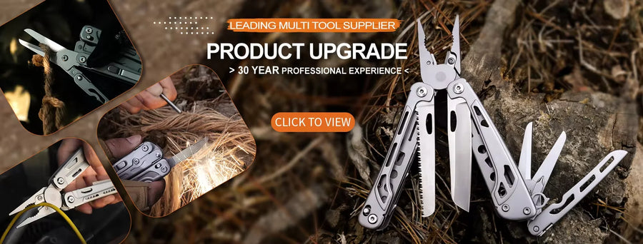 Custom Stainless Steel Multi-Tool Pocket Knife | Camping Survival