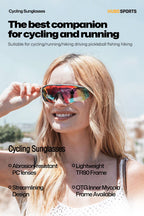 Custom TR90 Sport Sunglasses with Logo | MOQ 50 pcs