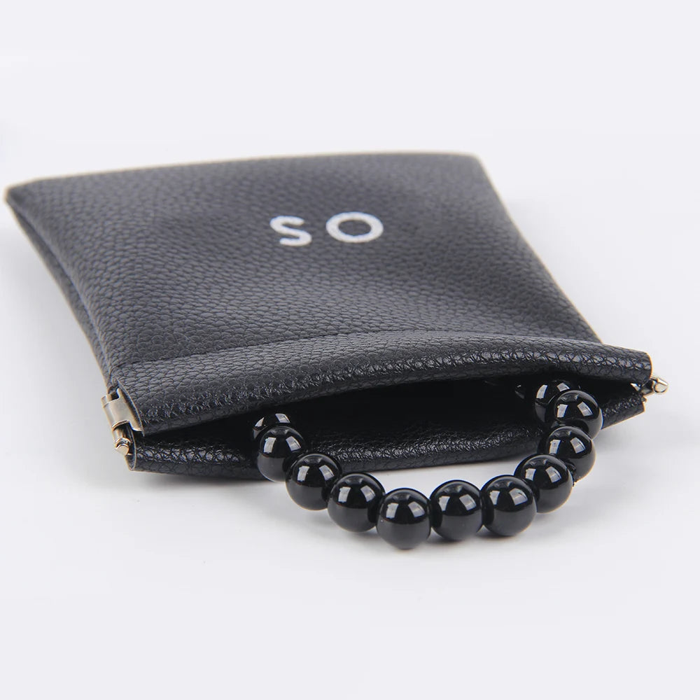 Custom PU Leather Pouches with Logo | Cosmetics & Jewelry Gift Packaging