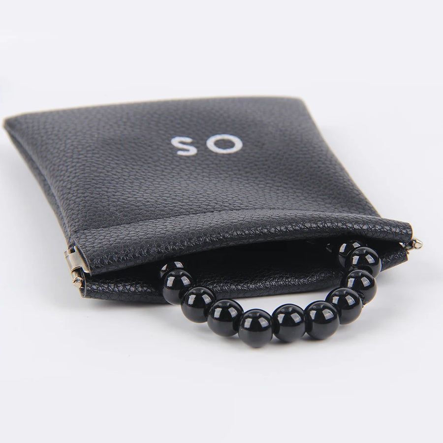 Custom PU Leather Pouches with Logo | Cosmetics & Jewelry Gift Packaging