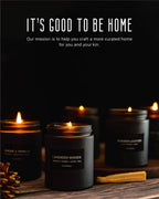 Custom Soy Wax Candles with Logo & Packing Boxes | MOQ 100