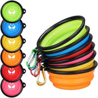 Food-Grade Silicone Foldable Dog Bowl 350ml | BPA-Free Travel Pet Bowl OEM