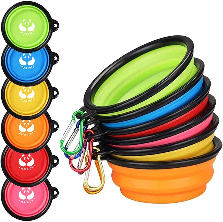 Food-Grade Silicone Foldable Dog Bowl 350ml | BPA-Free Travel Pet Bowl OEM