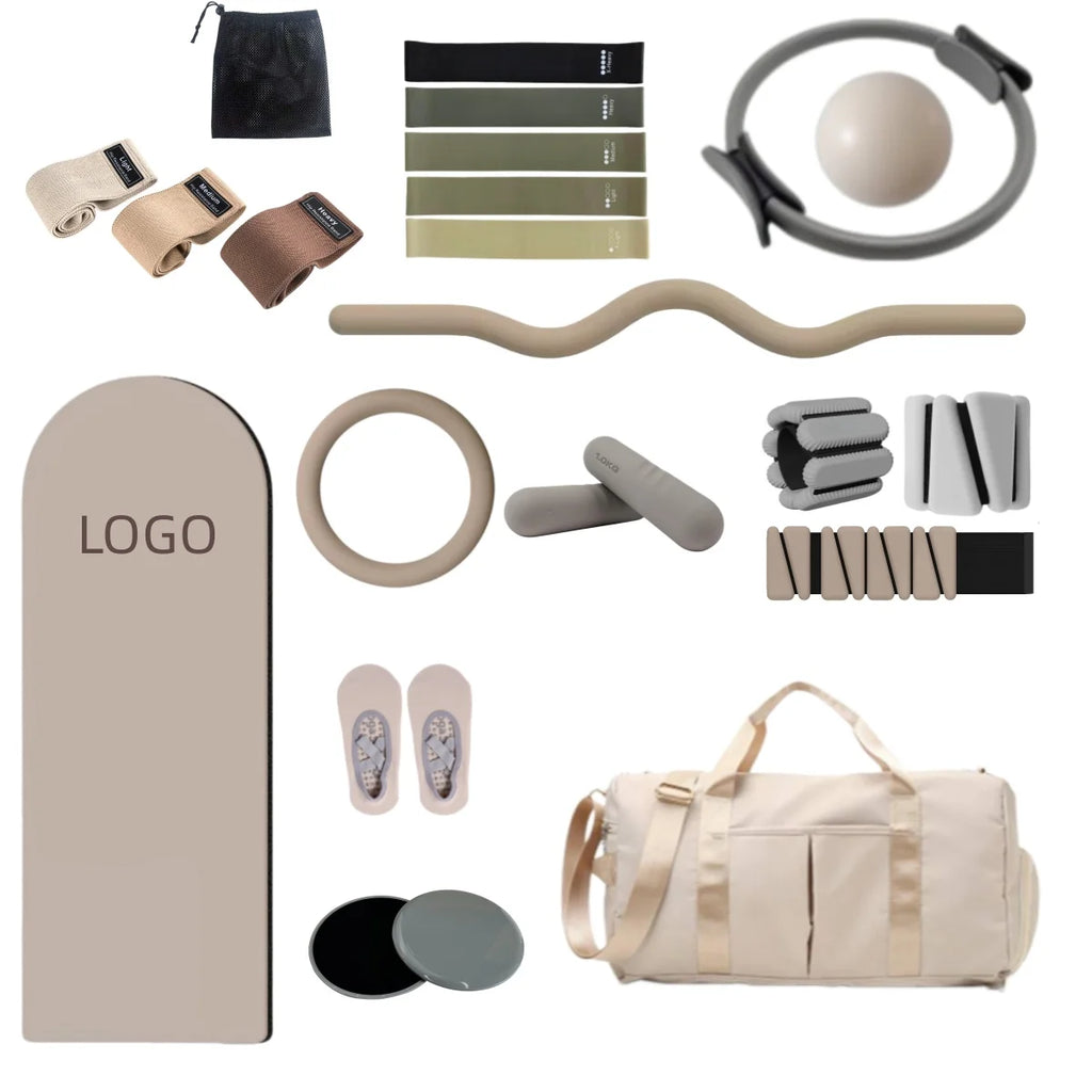 Custom Fitness Kit Silicone Dumbbell Yoga Mat | Complete Gym Set | OEM ODM