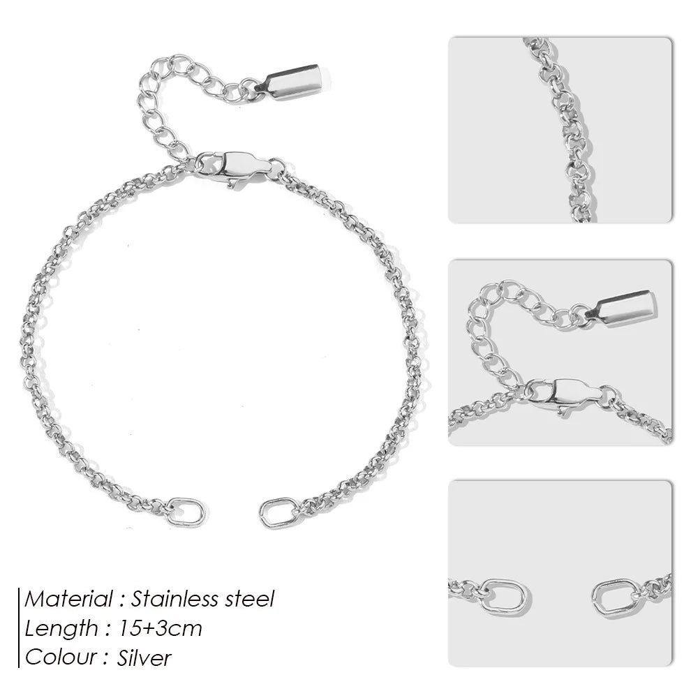 316L Stainless Steel Paperclip Chain | 14K Gold Plated | MOQ 1