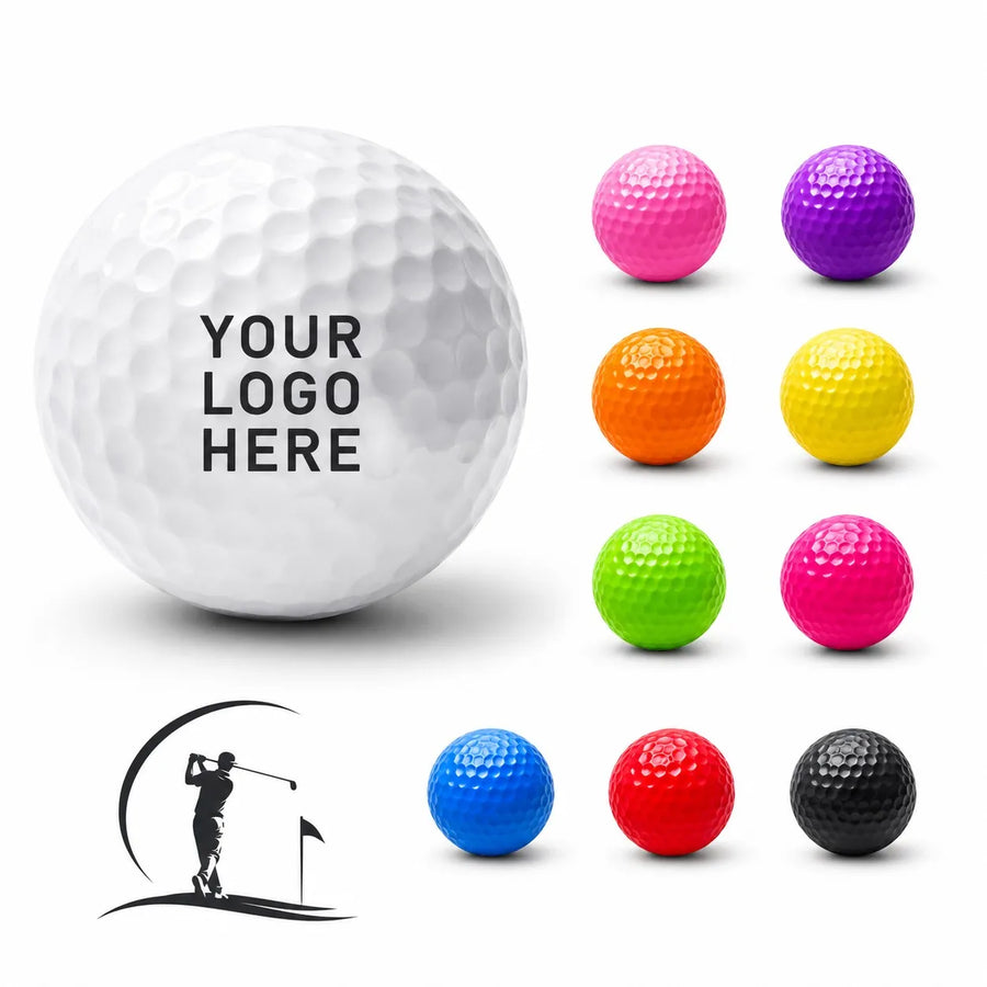 Custom Foam Golf Balls | Rubber+Surlyn Practice Balls | Bulk Promotional Gifts