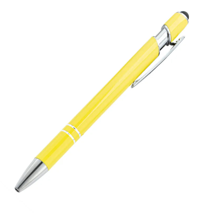 Custom Metal Stylus Pen with Logo | 2-in-1 Ballpoint MOQ 100
