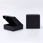 Custom Printing Eco-Friendly Reusable Black Packaging Corrugated Recyclable Shoes Clothes Storage Paper Cardboard Mailer Boxes