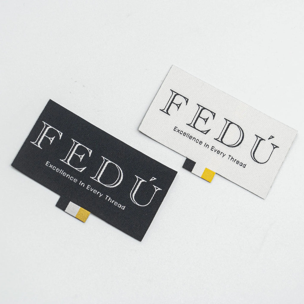 Custom Woven Garment Labels | MOQ 1,000 | 6-Day Lead
